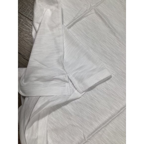 Caslon Womens White V-Neck Pocket T-Shirt XXL Outdoor Casual Wear Relax Fit NWT - Picture 4 of 9